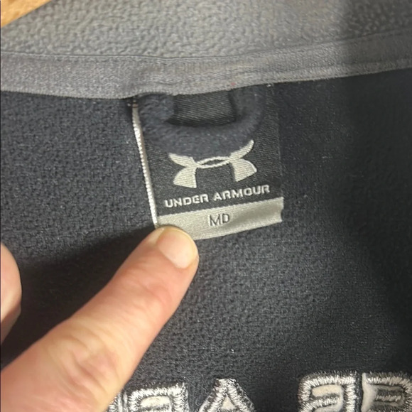 Under Armour Men's Black Fleece Jacket - Picture 2 of 4